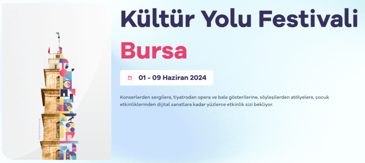 Türkiye Kültür Yolu Festivalleri Bursa'ya geliyor